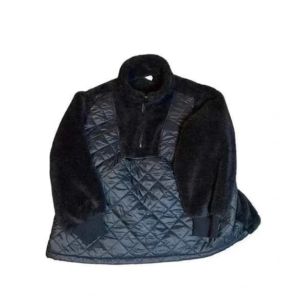 Women’s Livi Half-Zip Sherpa Jacket•Black•Size 22-24• Very comfy Sherpa Jacket• - Picture 4 of 6